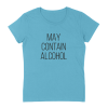 May Contain Alcohol Women's Fitted Tshirt - Image 3