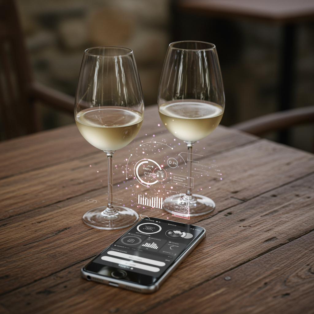 Wine AI in Cyprus: How Smart Technology Is Revolutionising Cypriot Winemaking 4 Freepik Elegant Tasting Setup Two Cypriot Wine Glasses Whi 4962